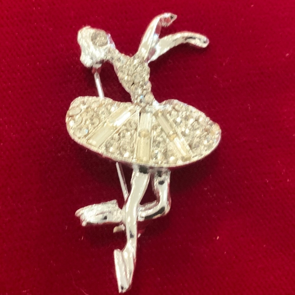 Vintage Dancer Brooch